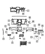 Instrument Panel Applique - Mopar (5XY46LW2AA) - view 10