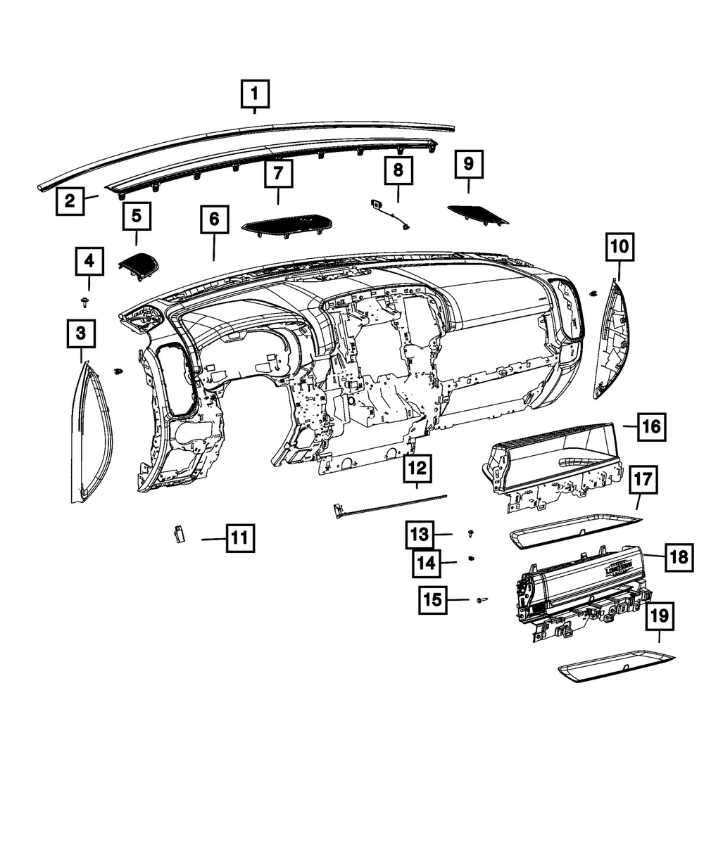 Speaker Grille - Mopar (5YN70HL1AC) - view 6