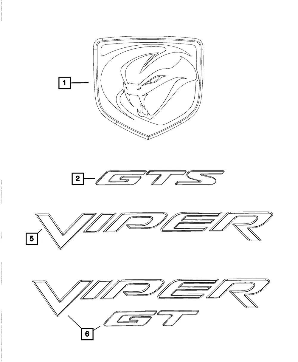 Nameplate - Mopar (5ZB99DX8AA) - view 5