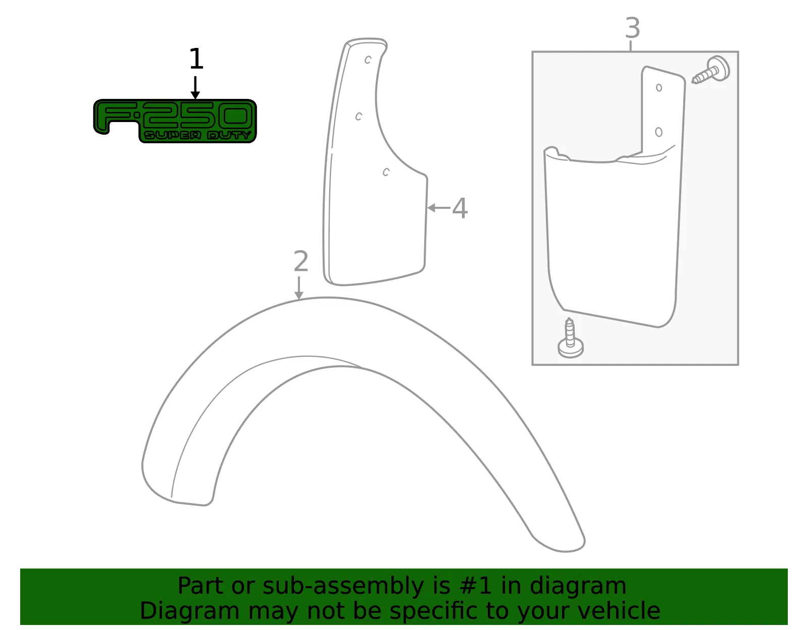 Fender Emblem - Ford (5c3z16720va) - view 7