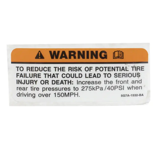 Decal - Ford (5g7z1532ba) - view 2