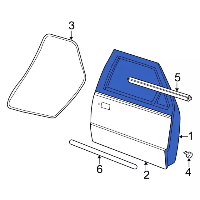 Door Shell - Ford (5l5z1020125a) - view 12