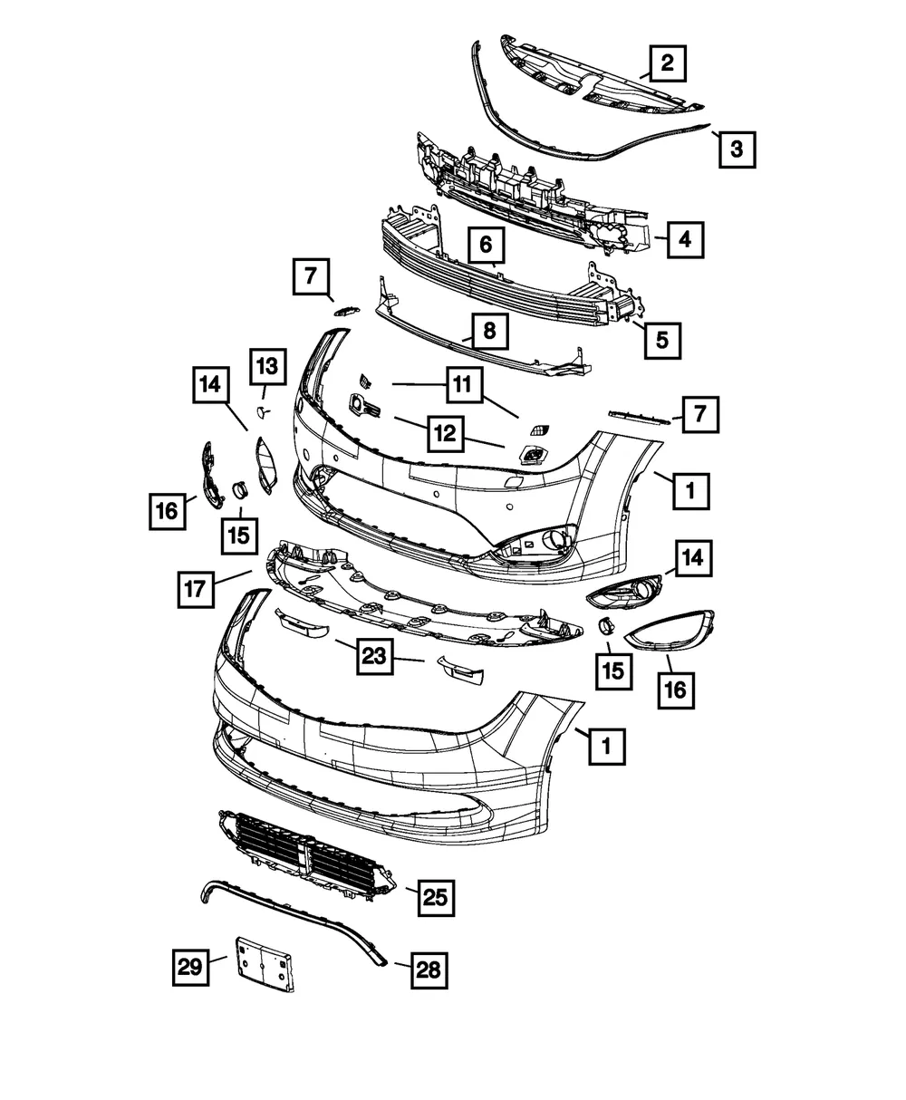 Fascia Applique - Mopar (5rn79dx8ac) - view 4