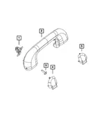 Grab Handle - Mopar (5xq46dx9ab) - view 8