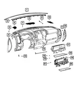 Speaker Grille - Mopar (5yk02tx7ac) - view 8