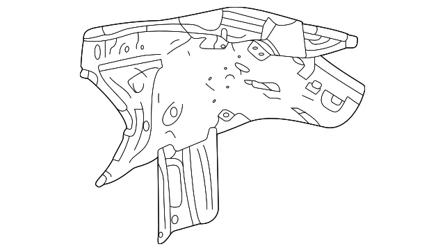 Inner Quarter Panel - GM (60003510) - view 2