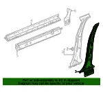 Driver Side B-Pillar Inner Panel - GM (60004339) - view 9