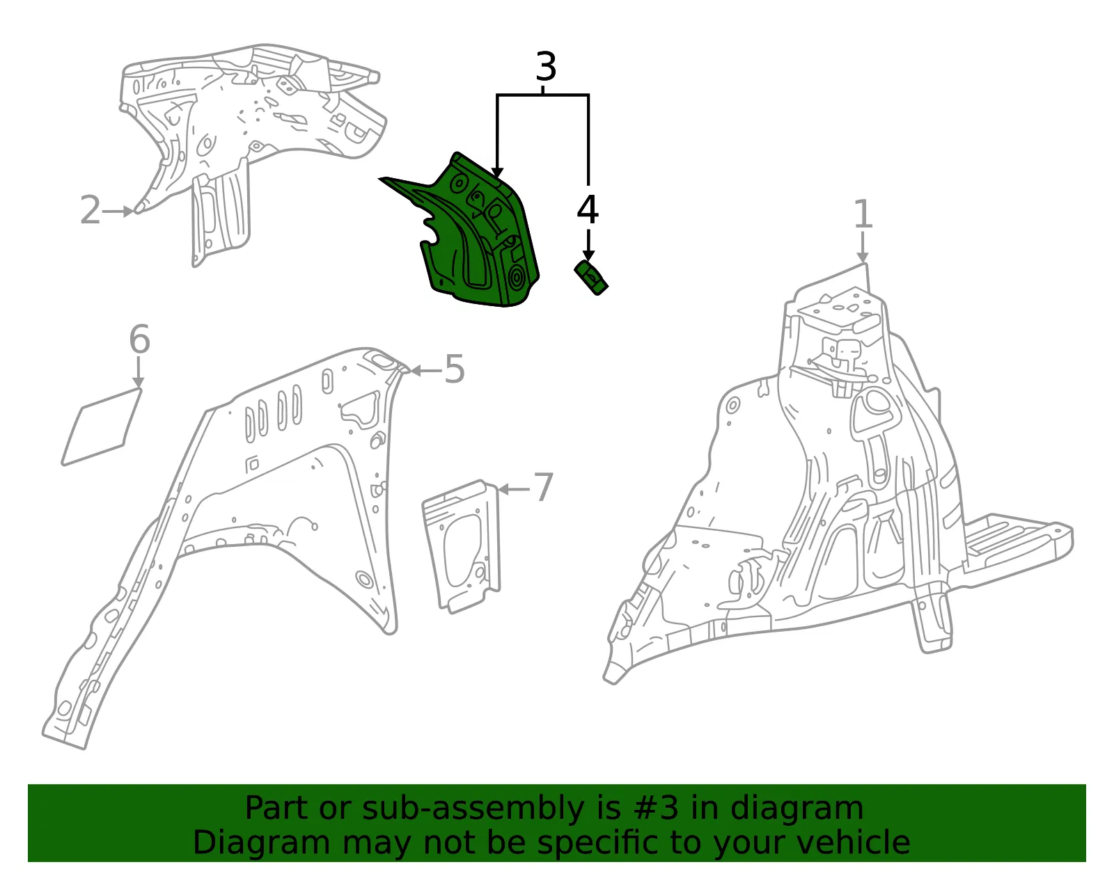 Pillar Panel - GM (60005780) - view 3