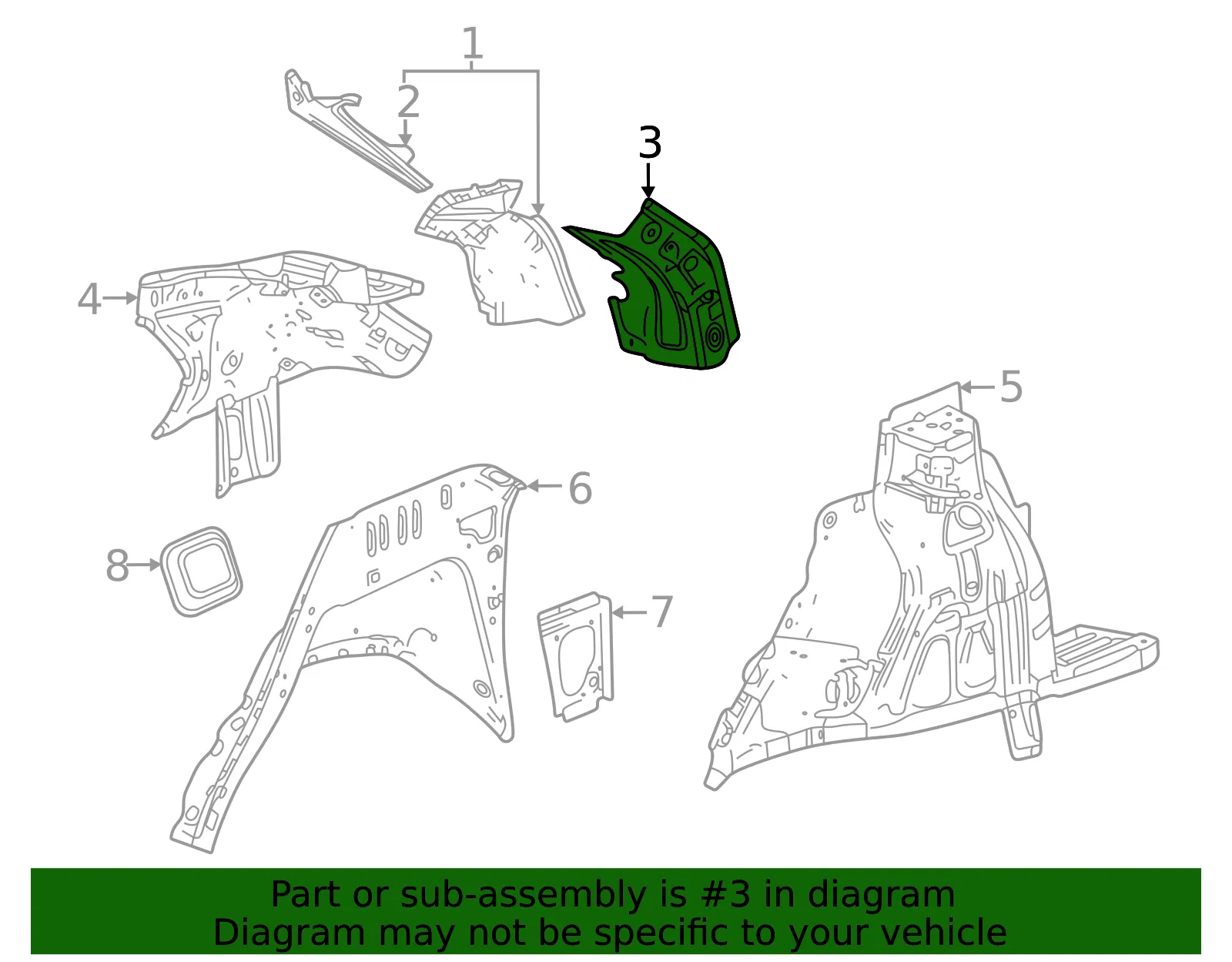 Pillar Panel - GM (60005805) - view 3