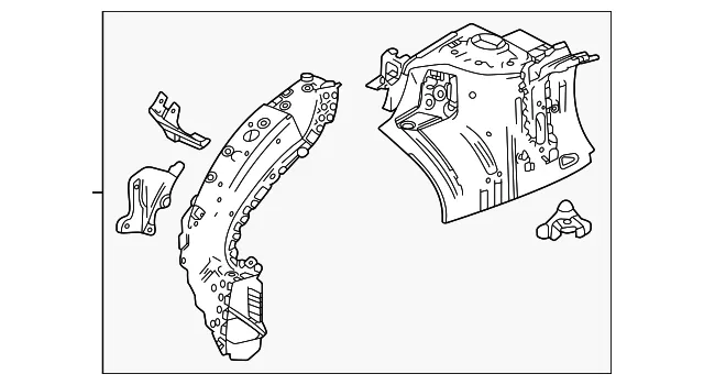 Apron Assembly - GM (60006825) - view 2