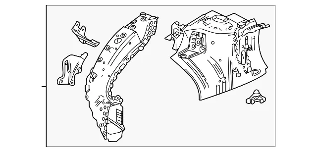 Apron Assembly - GM (60006865) - view 3