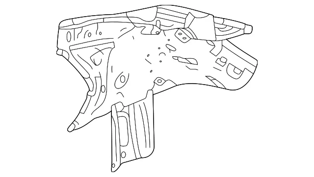 Inner Quarter Panel - GM (60009997) - view 2