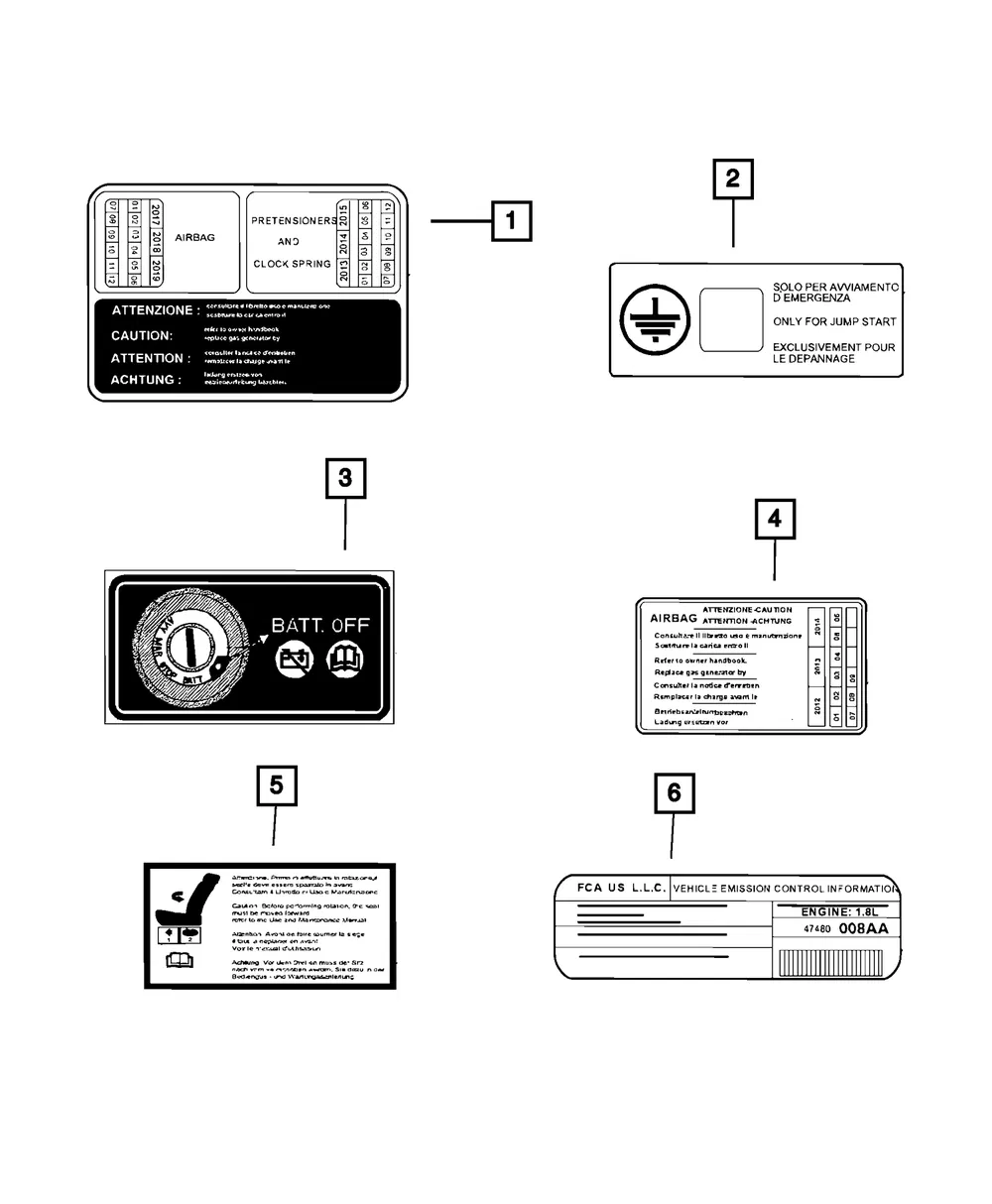 Nameplate - Mopar (6106974aa) - view 2