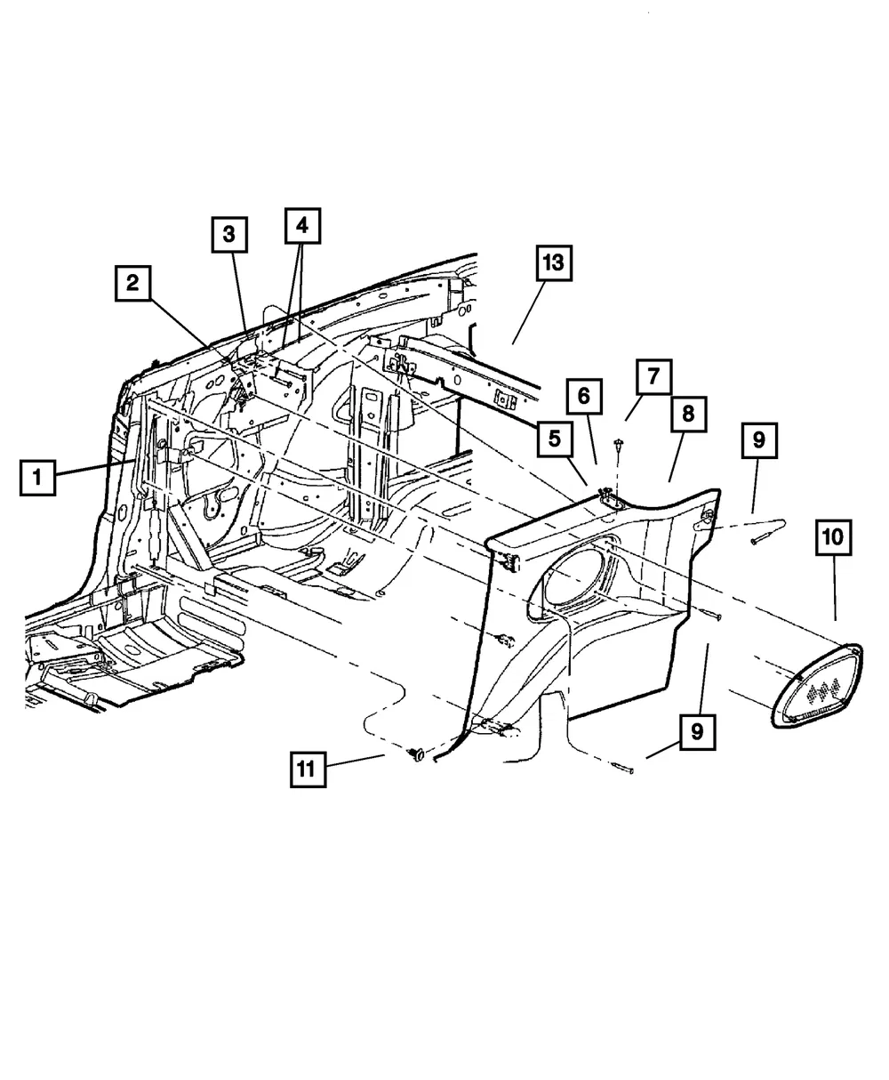 Door Panel Pin - Mopar (6503709) - view 4