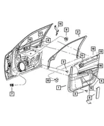 Door Panel Attaching Pin - Mopar (6506654AA) - view 16