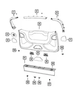 Molding Clip - Mopar (6513417aa) - view 10