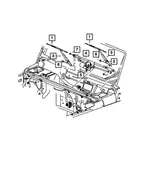 Windshield Wiper Motor - Mopar (68002388AB) - view 23