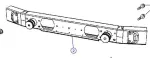 Front Bumper Beam - Mopar (68003322ab) - view 4