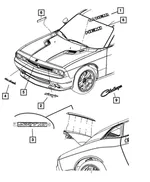 Nameplate - Mopar (68029274AA) - view 16