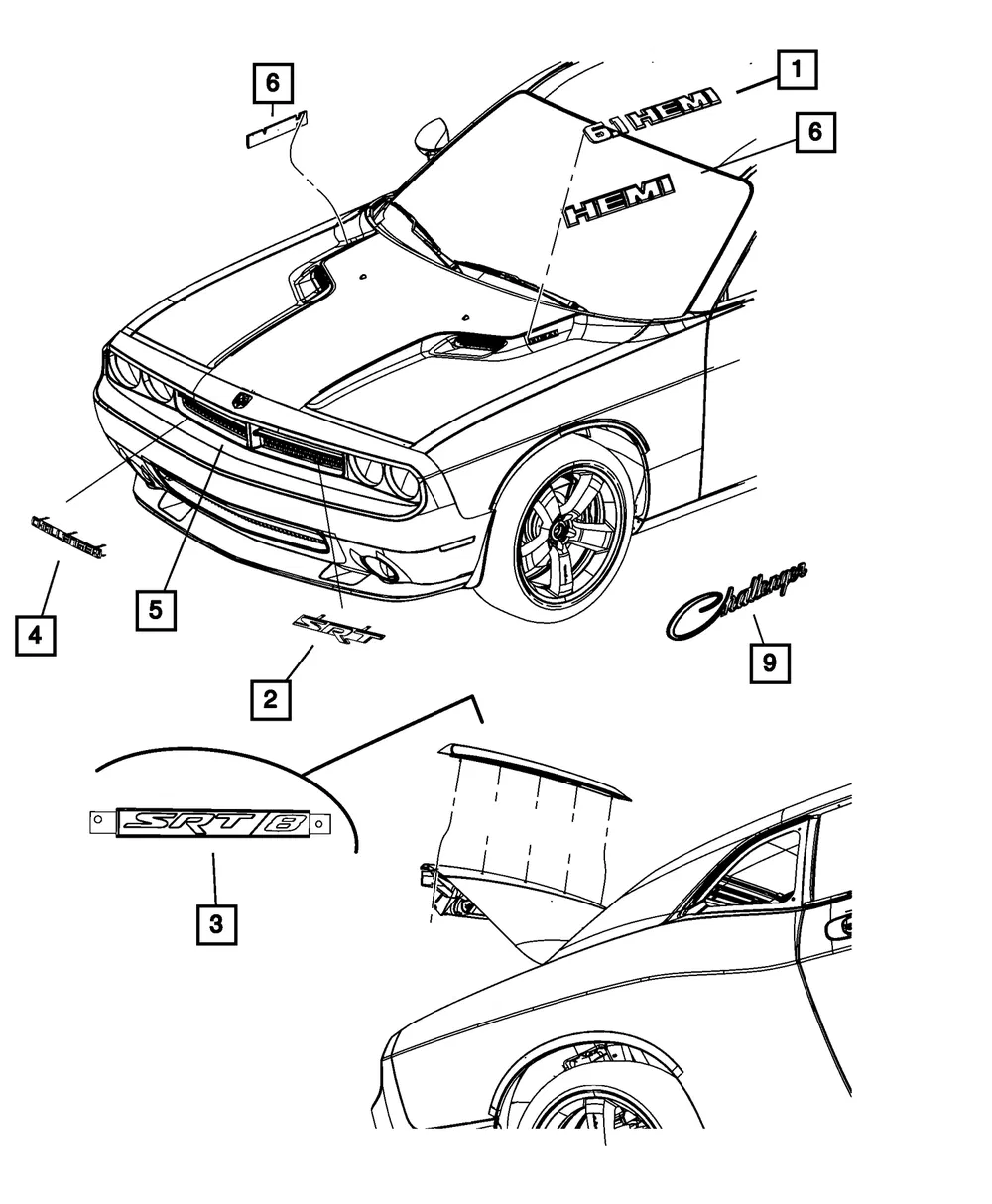 Nameplate - Mopar (68029274AA) - view 8