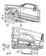 Fender Guard, Left - Mopar (68040759AB) - view 11