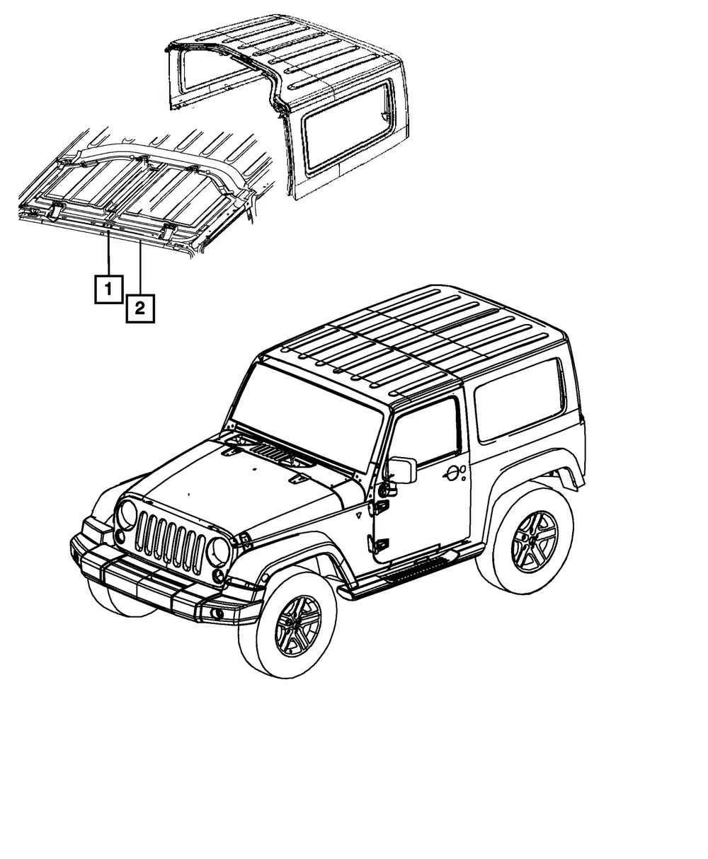 Dual Top Removal Label - Mopar (68041199aa)