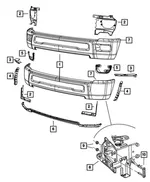 Front Bumper - Mopar (68045698ab) - view 20