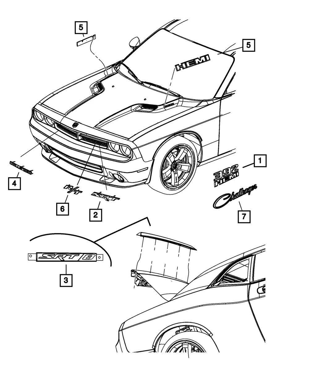 Nameplate - Mopar (68047939AA) - view 10