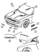 Nameplate - Mopar (68047939AA) - view 20