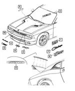 Nameplate - Mopar (68051383AA) - view 11