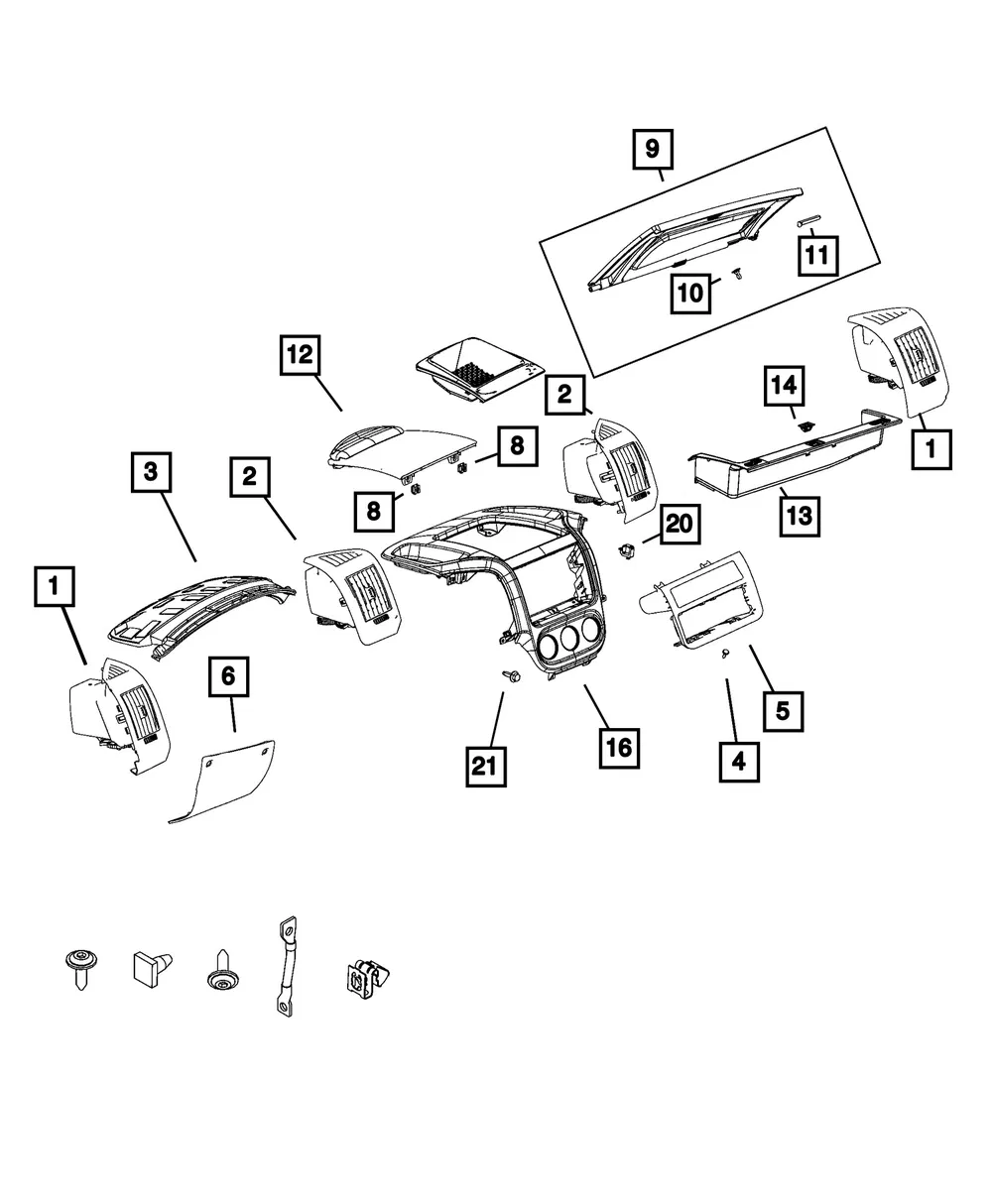 Bin Latch - Mopar (68073328aa)
