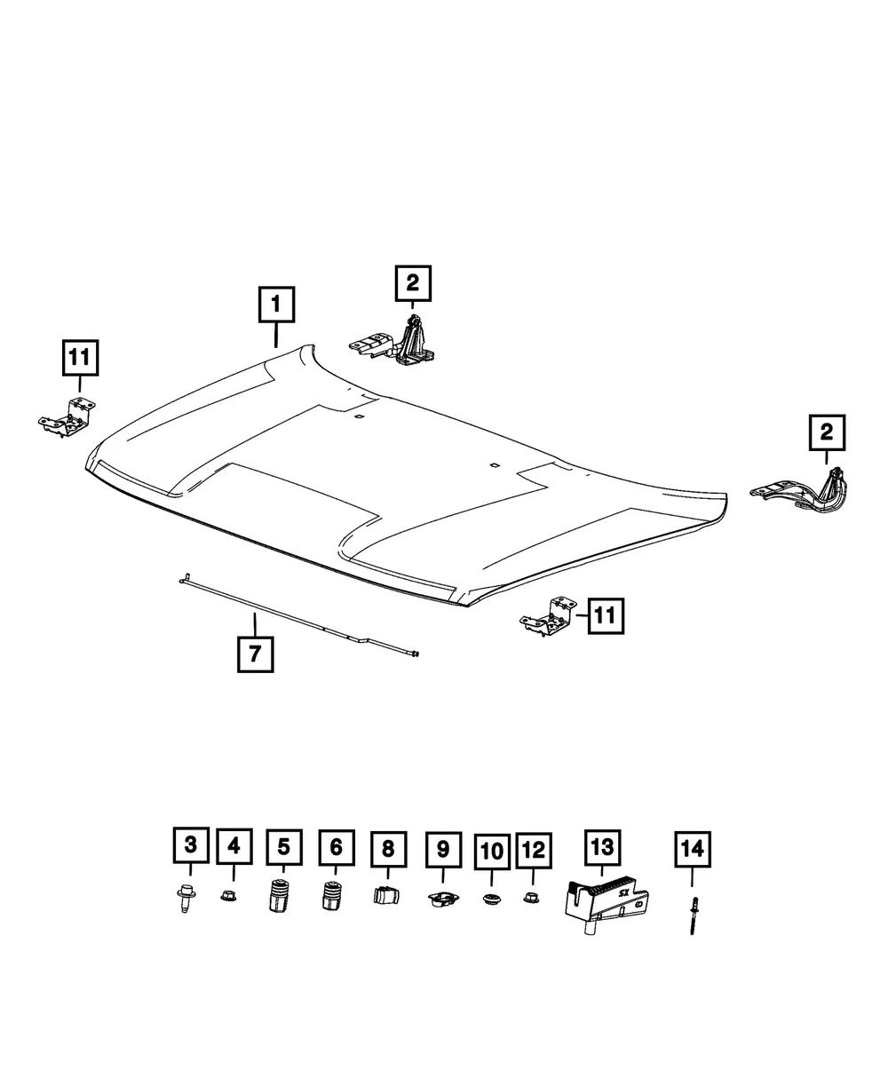 Overslam Bumper - Mopar (68073366aa)