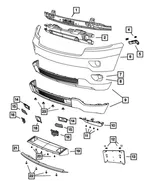 Fascia Applique - Mopar (68078286AB) - view 22