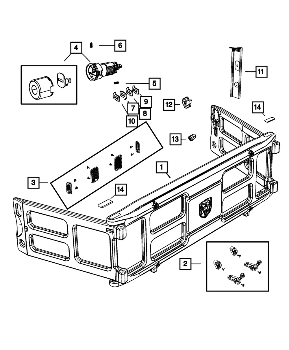 Hinge Cover - Mopar (68079278AA) - view 7
