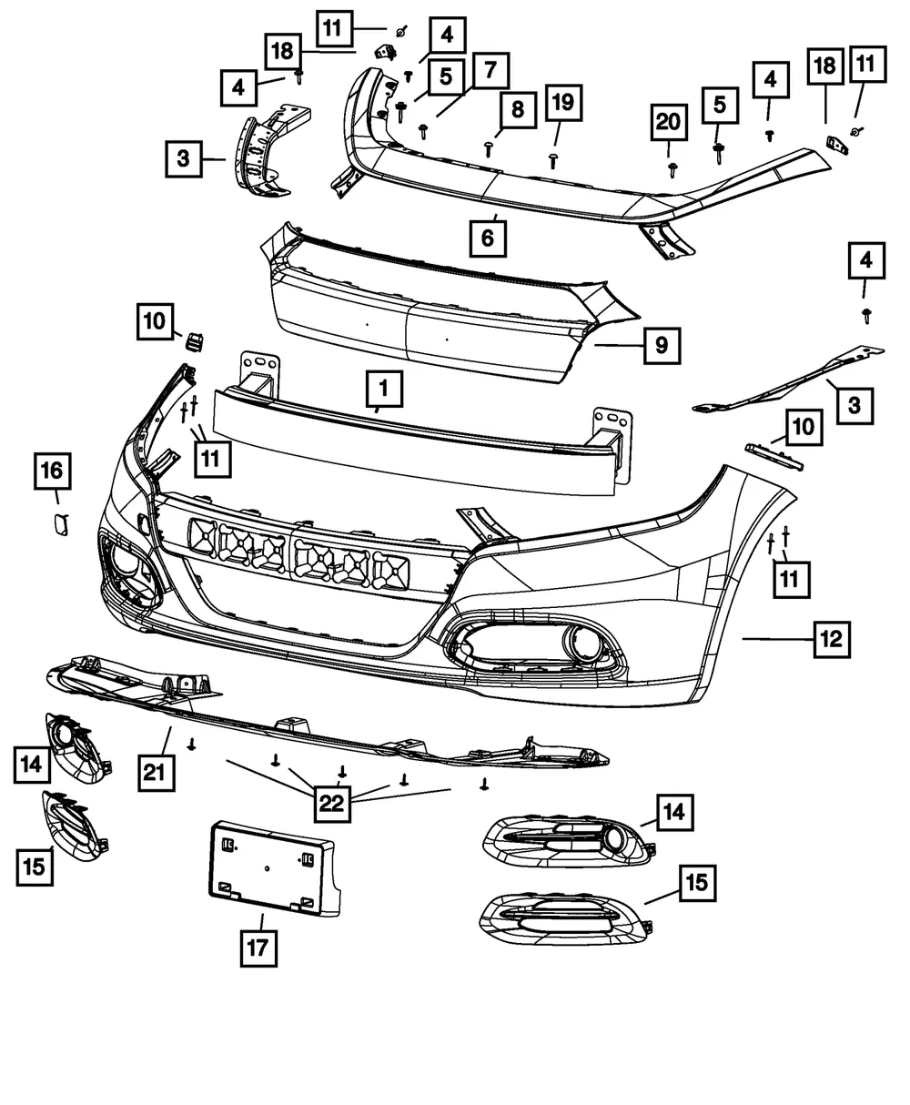 Fascia Support Bracket, Left - Mopar (68081413AB) - view 4