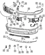 Front Bumper - Mopar (68088186aa) - view 6