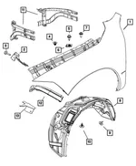 Fender Closure - Mopar (68095950AH) - view 10