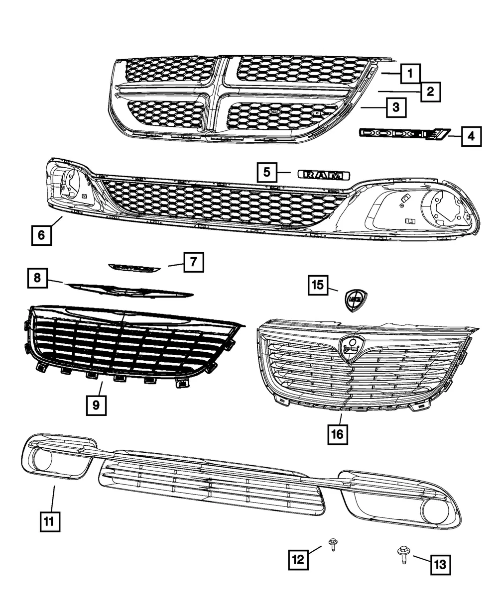 Nameplate - Mopar (68100691AA) - view 8