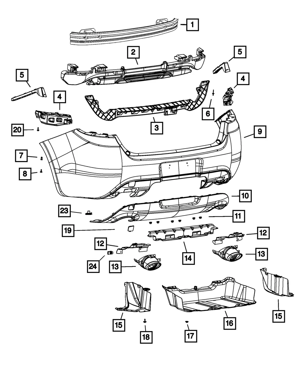 Fascia Support Bracket - Mopar (68100722AB) - view 6