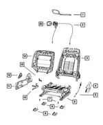 Latch Release Cable - Mopar (68103010ab) - view 5