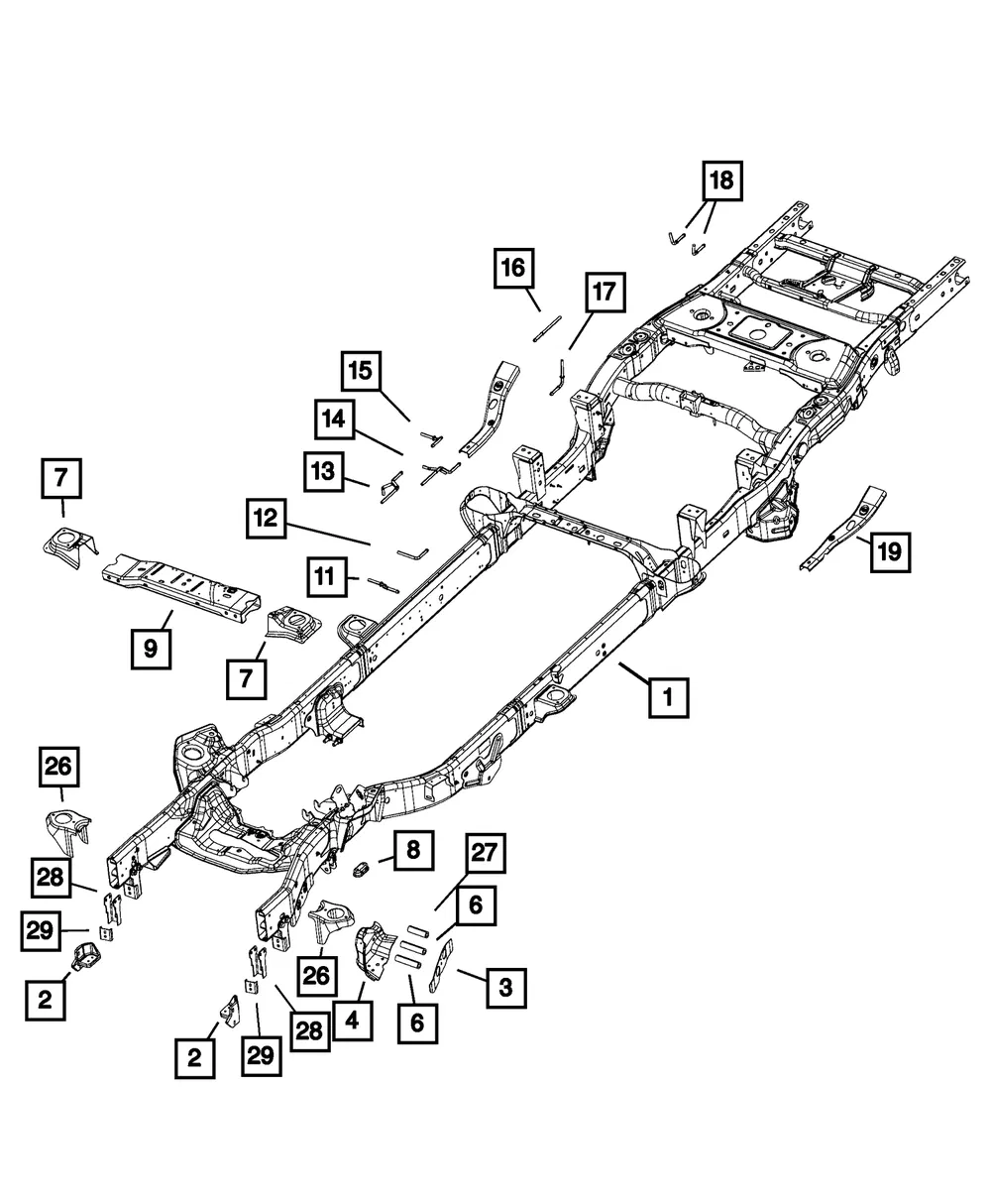 Fender Bracket - Mopar (68140022ab)