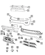 Lower Grille - Mopar (68143462AC) - view 8