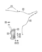 Windshield Washer Hose - Mopar (68145476AA) - view 6