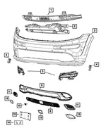 Grille Surround - Mopar (68158576AC) - view 10