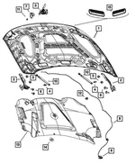 Hood - Mopar (68160235ae) - view 14