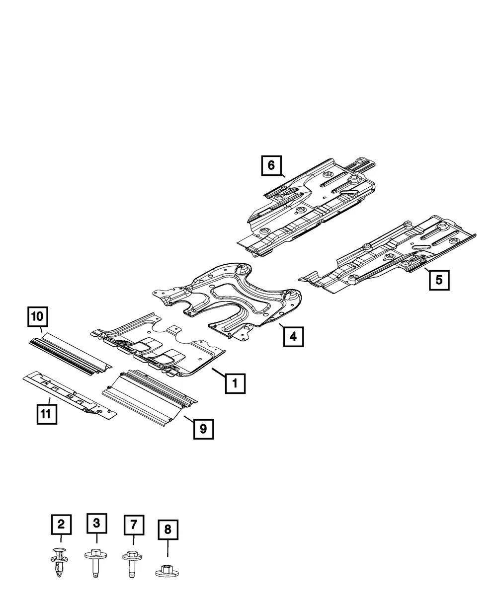 Fascia Shield - Mopar (68161378AA) - view 7