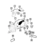 Rubber Bumper - Mopar (68163720AA) - view 6