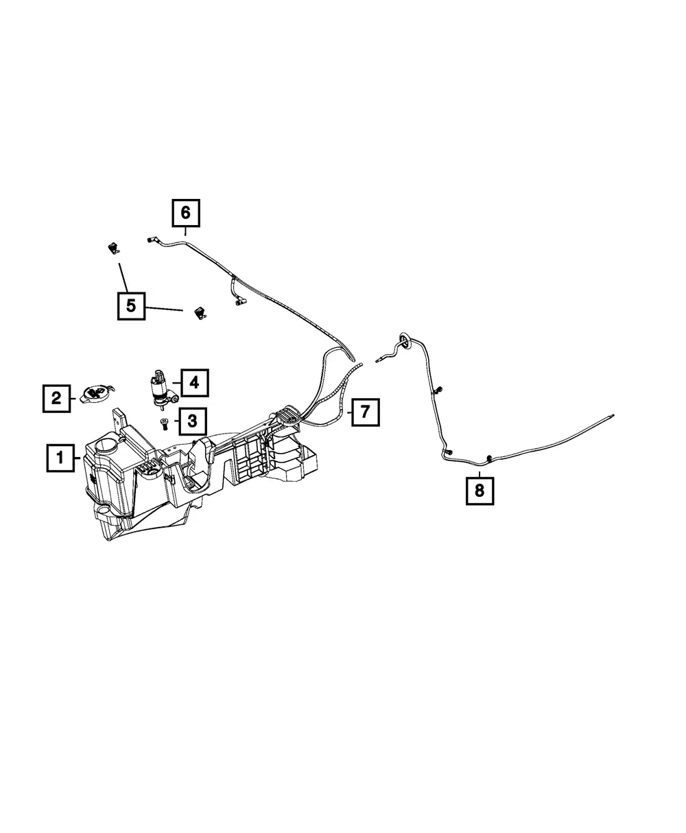 Windshield Washer Nozzle - Mopar (68164356AB) - view 8