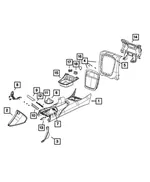 Grab Handle Bracket - Mopar (68165468AB) - view 16