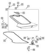 Latch Reinforcement - Mopar (68166244ab) - view 9